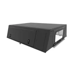 Hardtop Adventure noir strié Isuzu D-Max Space-Cab 2012-2020 Alu-Cab